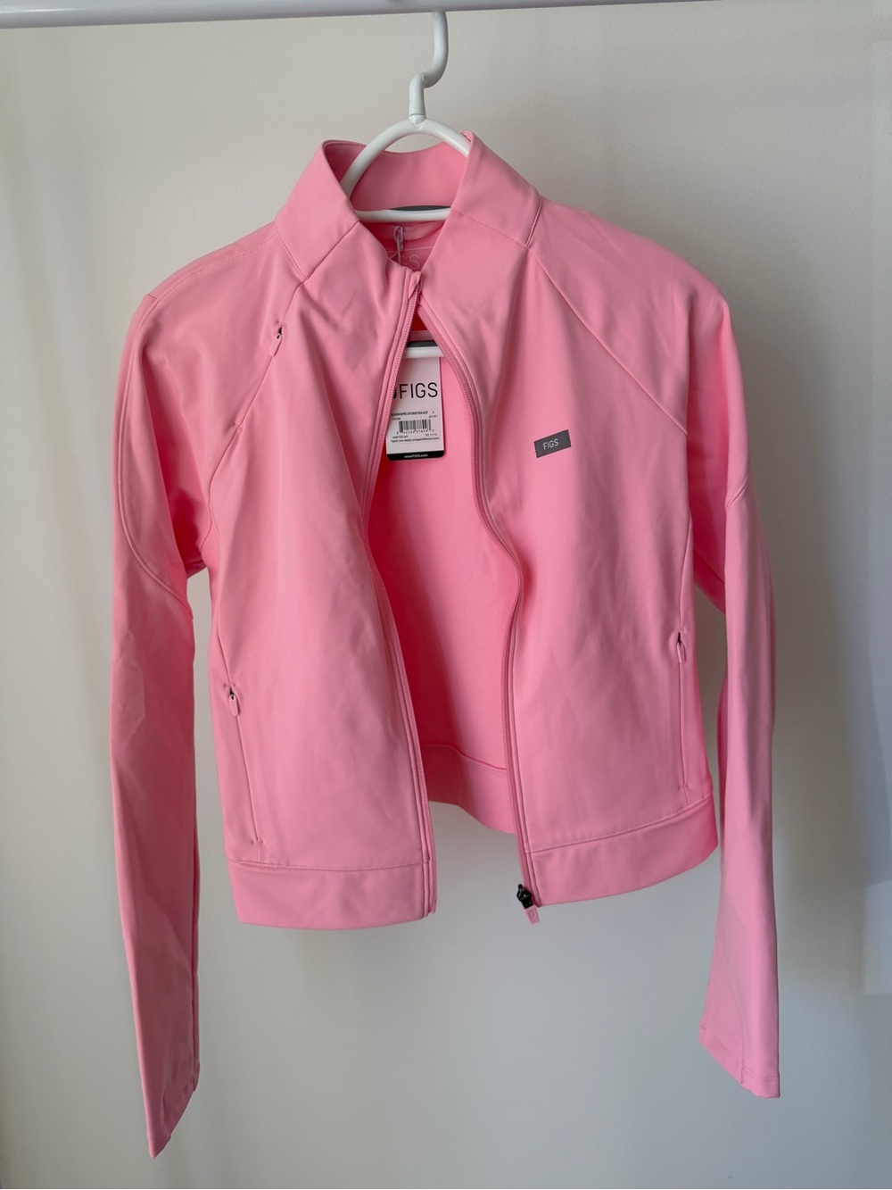 Figs scrub jacket S pink